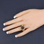 0.91 Carat Black Diamond Sterling Silver Engagement Ring