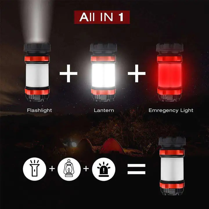 BossLamp Camp Lantern: Dual Light & Power Solution
