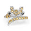 1.00 Carat Citrine & Black Spinel Sterling Silver Ring