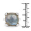 Bague en argent sterling avec labradorite véritable de 16,95 carats