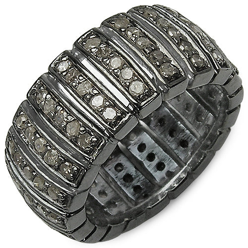 Bague de fiançailles en argent sterling .925 avec diamant TLB véritable de 1,25 carat