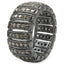 Bague de fiançailles en argent sterling .925 avec diamant TLB véritable de 1,25 carat