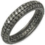 Bague de fiançailles en argent sterling .925 avec diamant TLB véritable de 1,40 carat