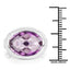 Anillo de Compromiso de Plata Esterlina con Amatista Genuina de 8.25 Quilates