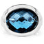 10.25 Carat London Blue Topaz Sterling Silver Ring