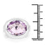 Bague de fiançailles en argent sterling avec améthyste rose de 8,00 carats