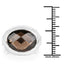 Bague en argent sterling avec quartz fumé de 7,90 carats