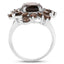 5.69 Carat Genuine Smoky Quartz Sterling Silver Ring