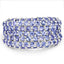 2.47 Carat Genuine Tanzanite Cluster Ring in Sterling Silver