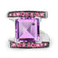 Bague en argent sterling avec améthyste et rhodolite de 6,90 carats