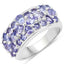 Anillo de Compromiso de Plata Esterlina con Tanzanita de 2.52 Quilates