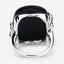 21.04 Carat Black Onyx & White Topaz Sterling Silver Ring
