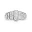 14K White Gold Plated 0.26 Carat Genuine Diamond Ring