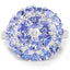 Anillo de Plata Esterlina con Tanzanita y Diamantes Blancos de 2.96 Quilates