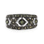 Bague en Argent Sterling avec Diamant Vert Naturel de 0,27 Carat