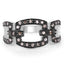 Bague en argent sterling avec diamant champagne de 0,32 carat