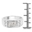 0.23 Carat Genuine White Diamond Sterling Silver Engagement Ring