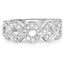Bague de fiançailles en argent sterling avec diamant blanc véritable de 0,40 carat