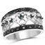 0.31 Carat Genuine Blue Diamond Sterling Silver Engagement Ring