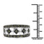Anillo de Plata Esterlina con Diamante Verde Genuino de 0.32 Quilates