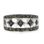 Anillo de Plata Esterlina con Diamante Verde Genuino de 0.32 Quilates