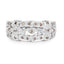 0.32 Carat Genuine Champagne Diamond Sterling Silver Ring