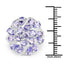 Elegant Tanzanite Cluster Ring in Sterling Silver