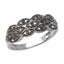 Anillo de Plata Esterlina con Diamante Champagne de 0.31 Quilates