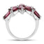 Anillo de Compromiso de Plata Esterlina con Rodolita de 7.80 Quilates