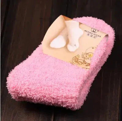Women's Cozy Bed Socks in Pure Color