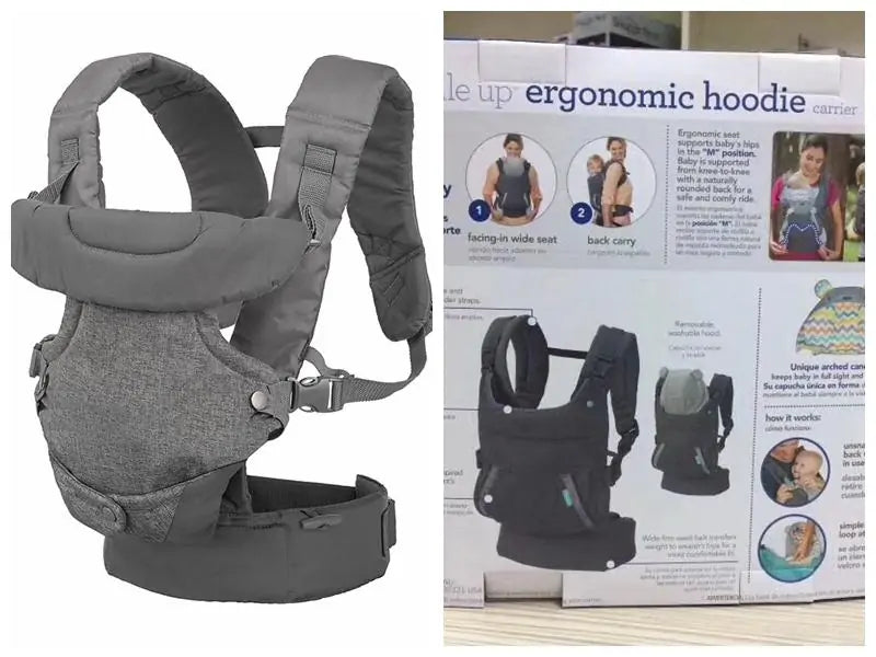 Portabebés Ergonómico con Asiento para la Cadera para Comodidad y Conveniencia