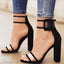 Women's Elegant Hollow High Heels Sandals