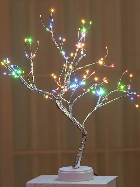 Luces de Árbol de Saludo Navideño