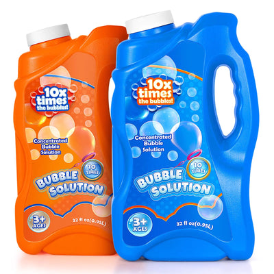 Kissdream 64 oz Bubble Solution Refills - Perfect for All Bubble Toys