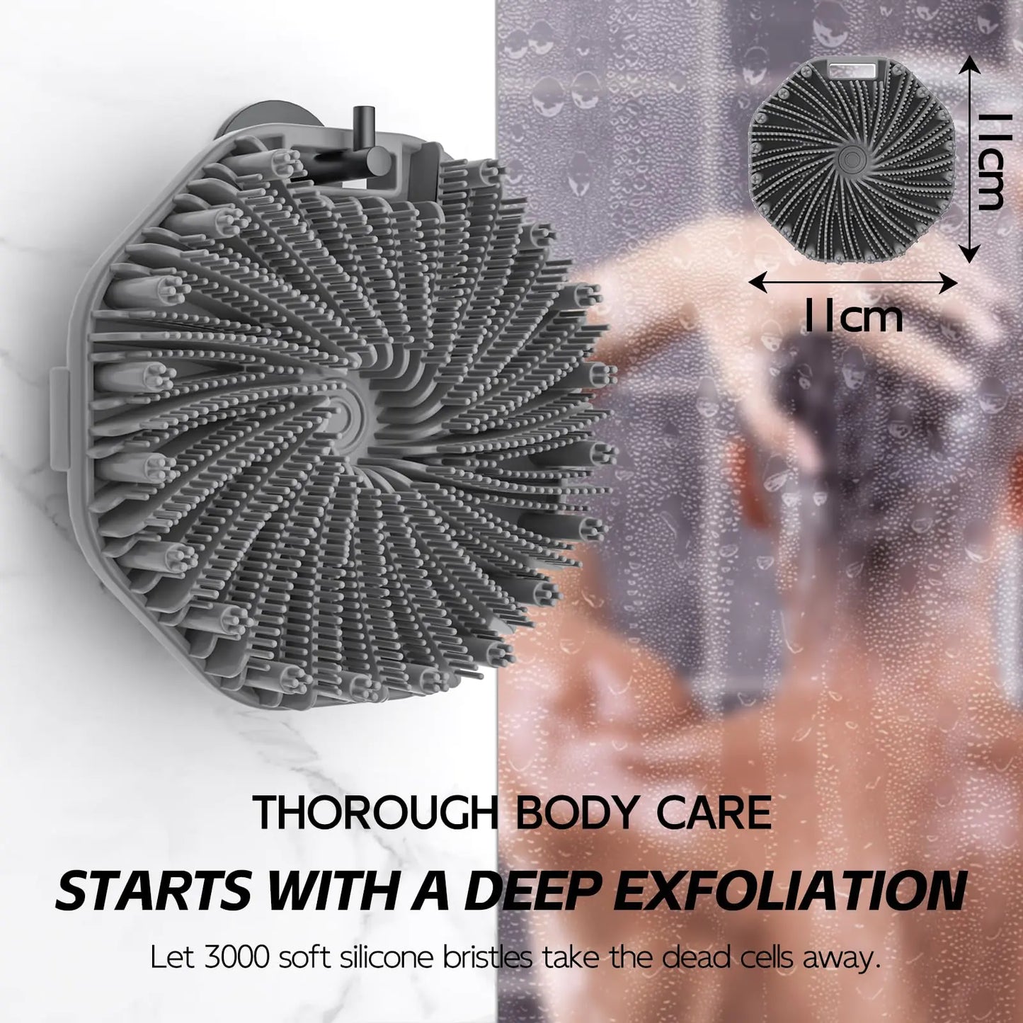 Gant de Bain en Silicone Premium pour une Exfoliation Douce