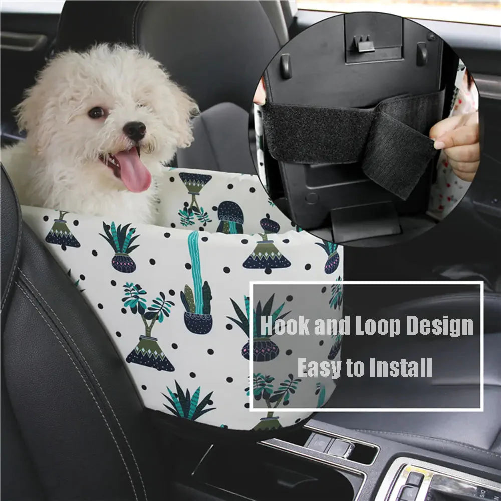 Cama Premium para Cachorros y Gatos para el Coche - Comodidad y Seguridad en Movimiento