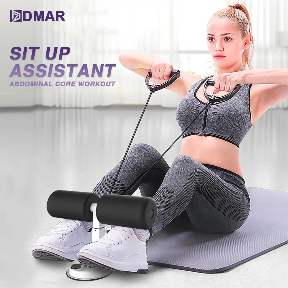 Máquina de Abdominales Ajustable para Entrenamientos en Casa