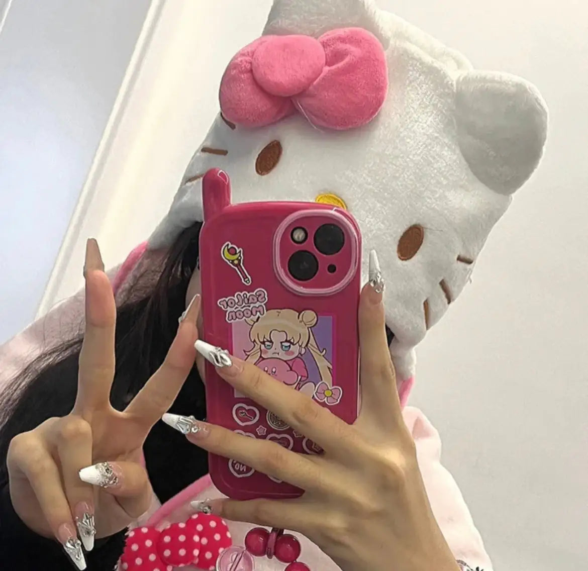 Capa Chal de Manta Usable de Hello Kitty
