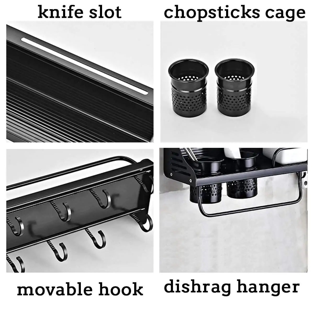 Estante Colgante de Especias de Cocina Premium