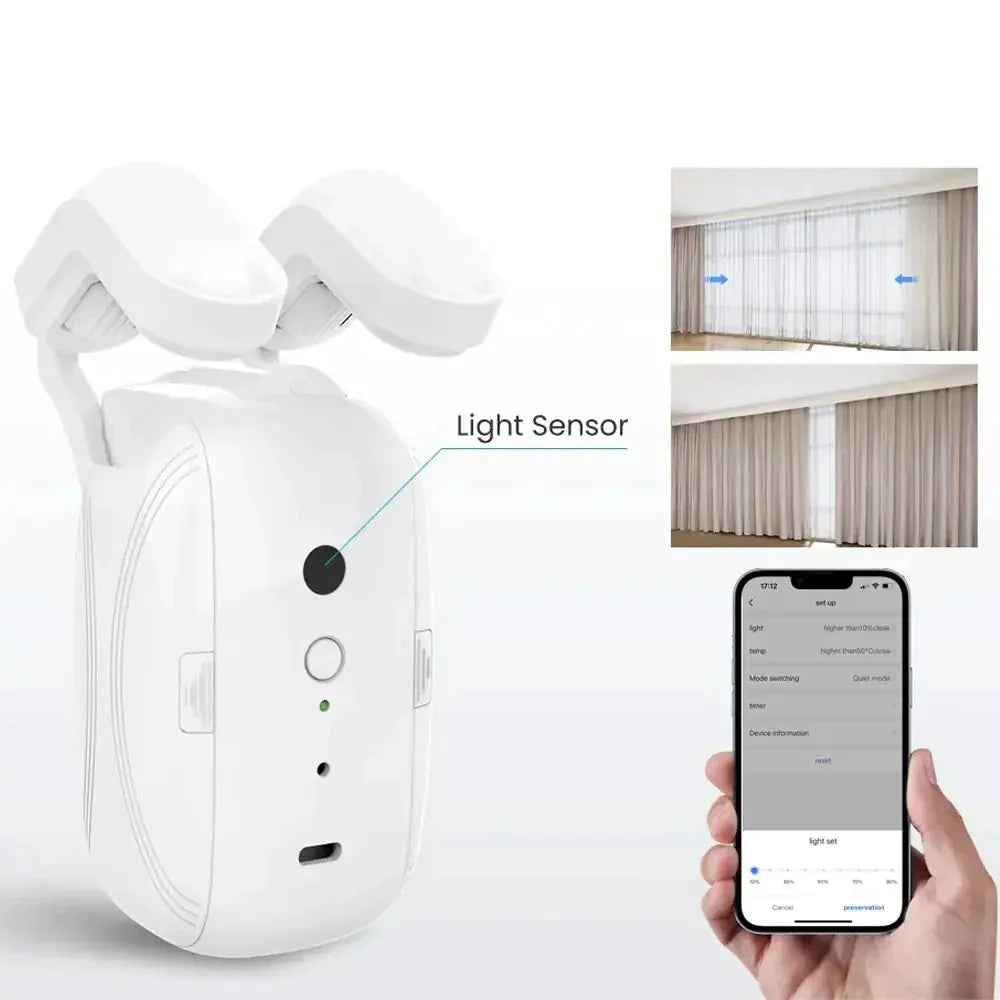 Ouvre-rideau automatique intelligent