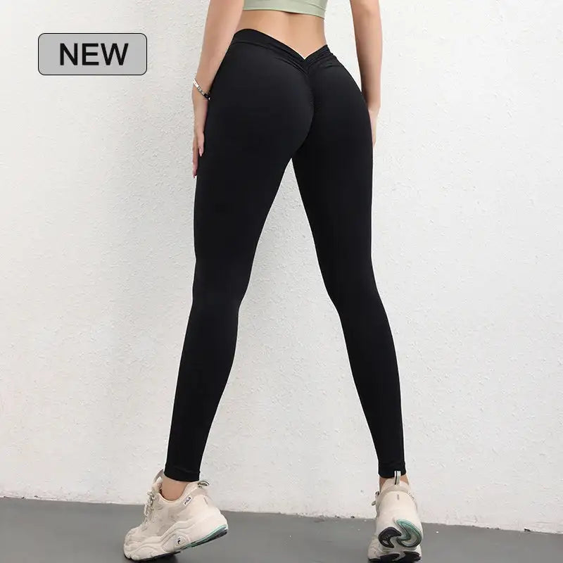 Pantalones V Back Booty - Leggings de Activewear Elegantes