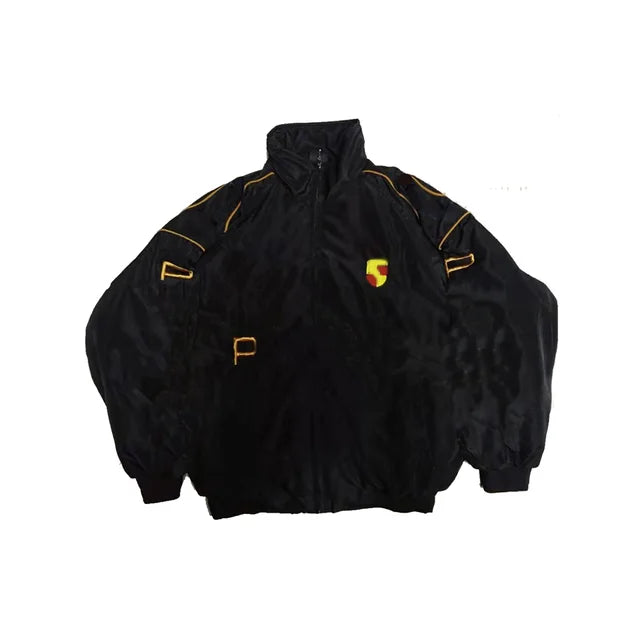 Premium Embroidered Motorcycle Jacket for Adventurers