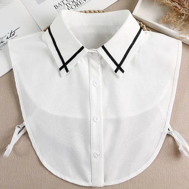 Col Claudine Détachable pour Femmes - Élevez Votre Style