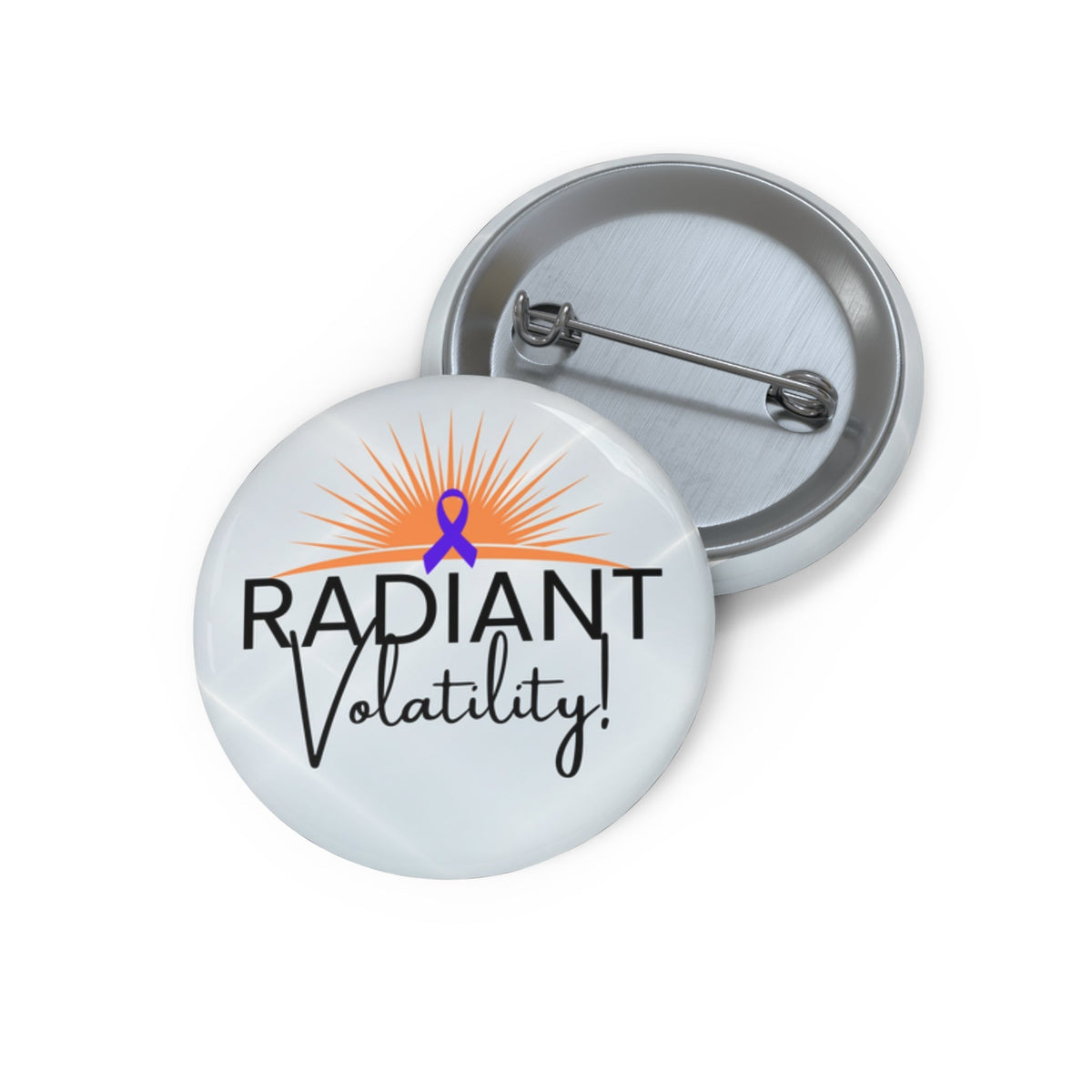 Radiant Volatility Pinback Button