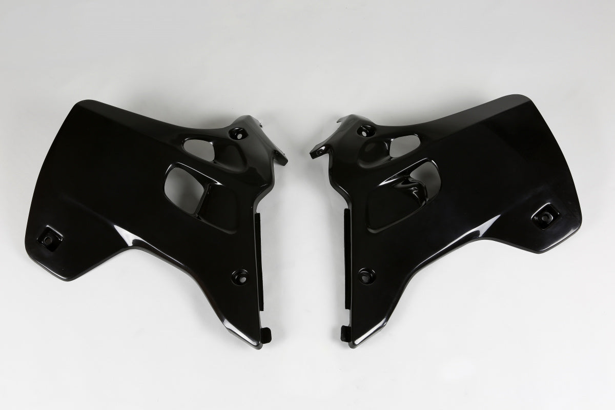 UFO Plastics Radiator Cover for Kawasaki KX 125/250 (1992-1993) - Black - Korvel