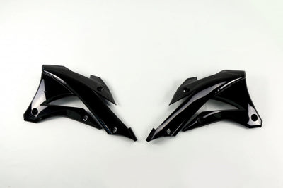 Premium Black Radiator Covers for Kawasaki KX 85 & KX 100 (2014-2021)