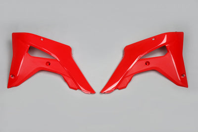 Premium Red Radiator Covers for Honda CRF 250RX & CRF 450RX