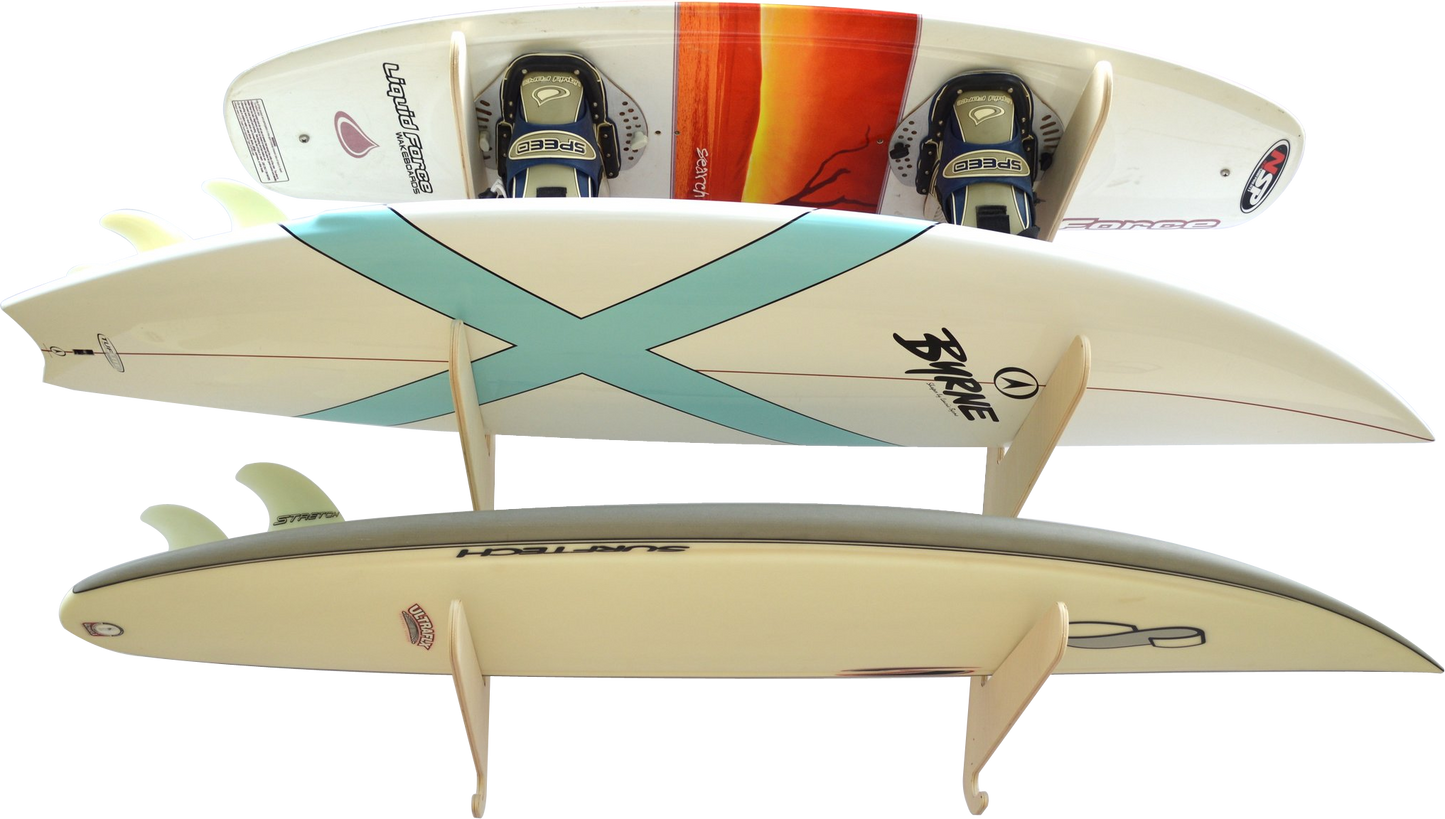 Versatile Exhibitor Surfboard Wall Rack for All Your Gear - Korvel