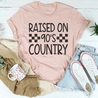 T-shirt Raised On 90's Country