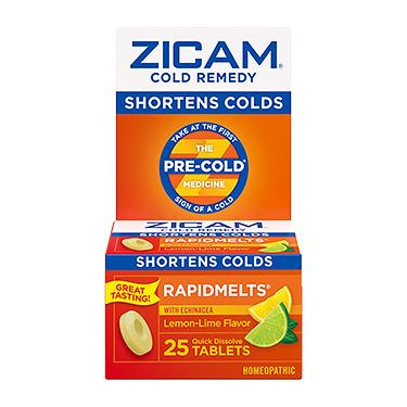 Zicam RapidMelts with Echinacea - Lemon-Lime Flavor, 25 Tabs
